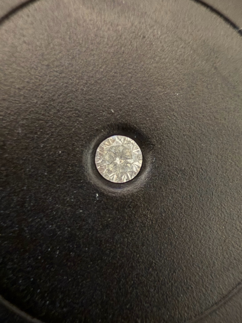 2.8mm natural diamond loose round faceted round I clarity for jewelry making
